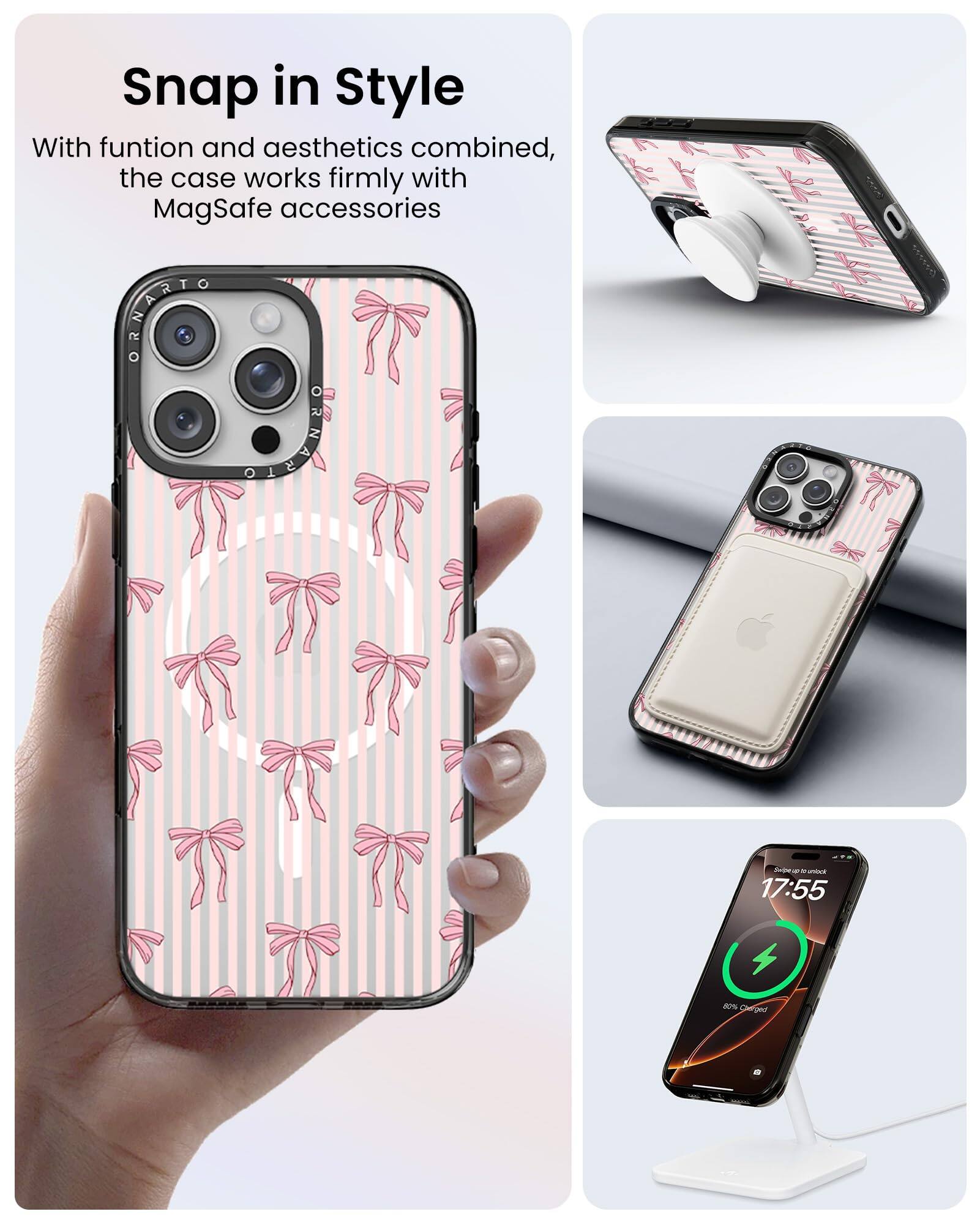 Snap in Style

With function and aesthetics combined, the case works firmly with MagSafe accessories

Snap in Style With function and aesthetics combined, the case works firmly with MagSafe accessories

17:55 - Charged