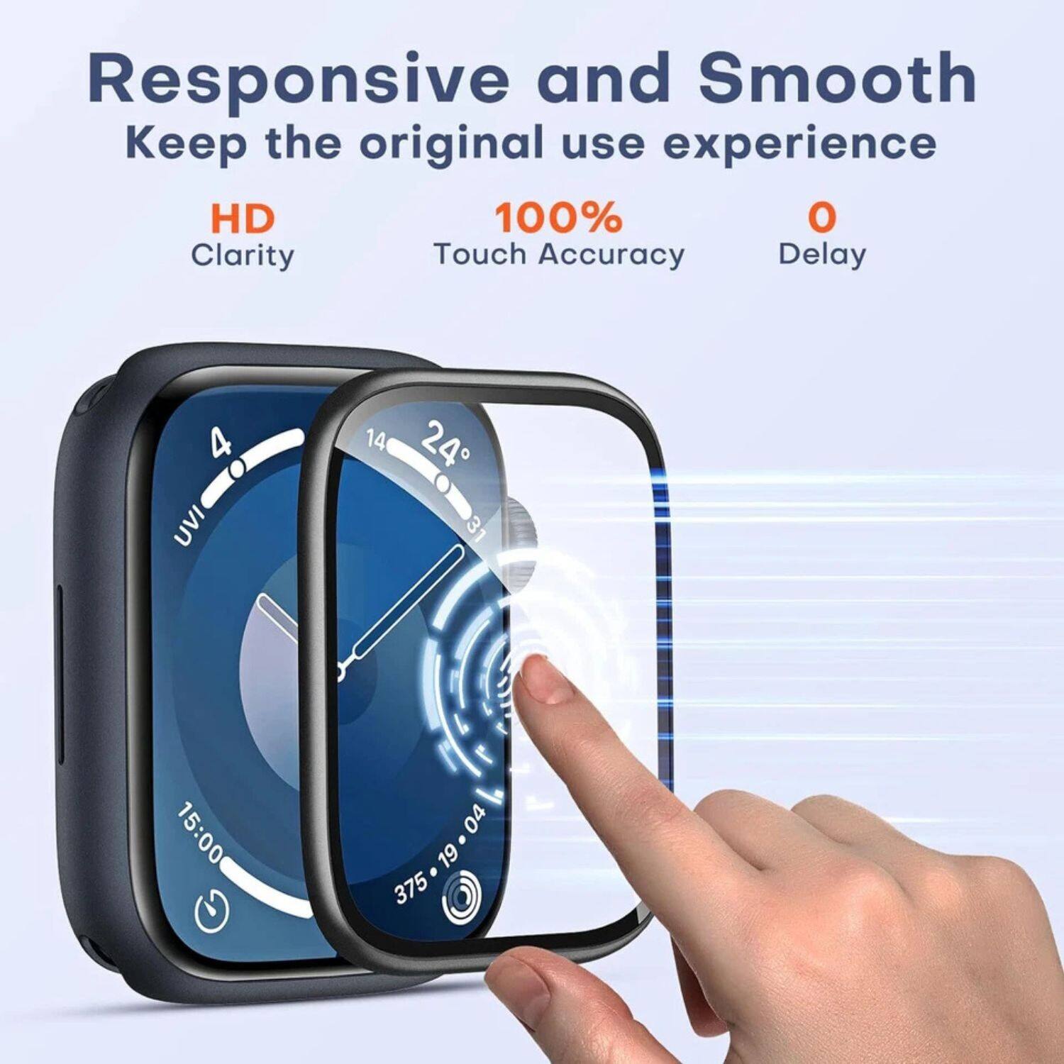 Responsive and Smooth  
Keep the original use experience  

HD Clarity  
100% Touch Accuracy  
0 Delay  

UVI 4  
24°  
15:00  
375  
19 04