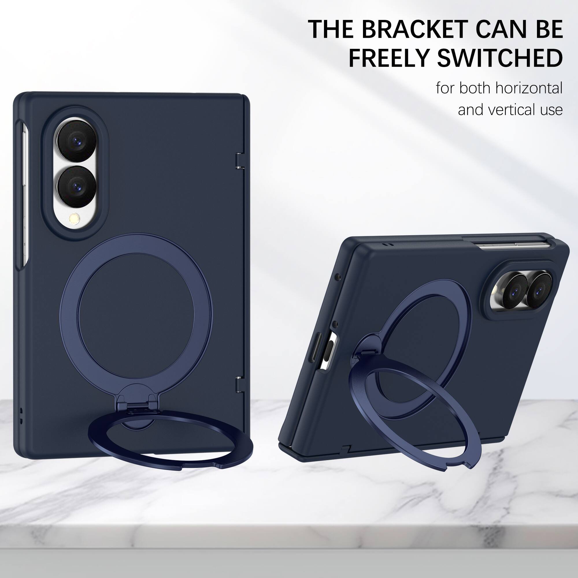 Dteck Premium Matte Shockproof Case with Integrated Hinge Coverage ...
