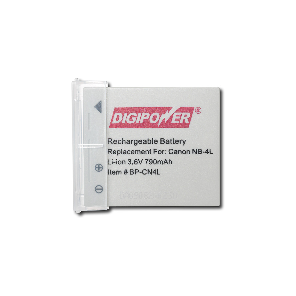 Digipower BP CN4L Rechargeable Li Ion Battery f Replacement or Canon