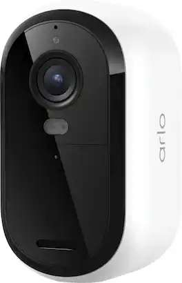Arlo - Essential Outdoor Security Camera 2K (3rd Gen, 2025 Release) - Wireless, Rechargeable Camera, 1-Cam - White