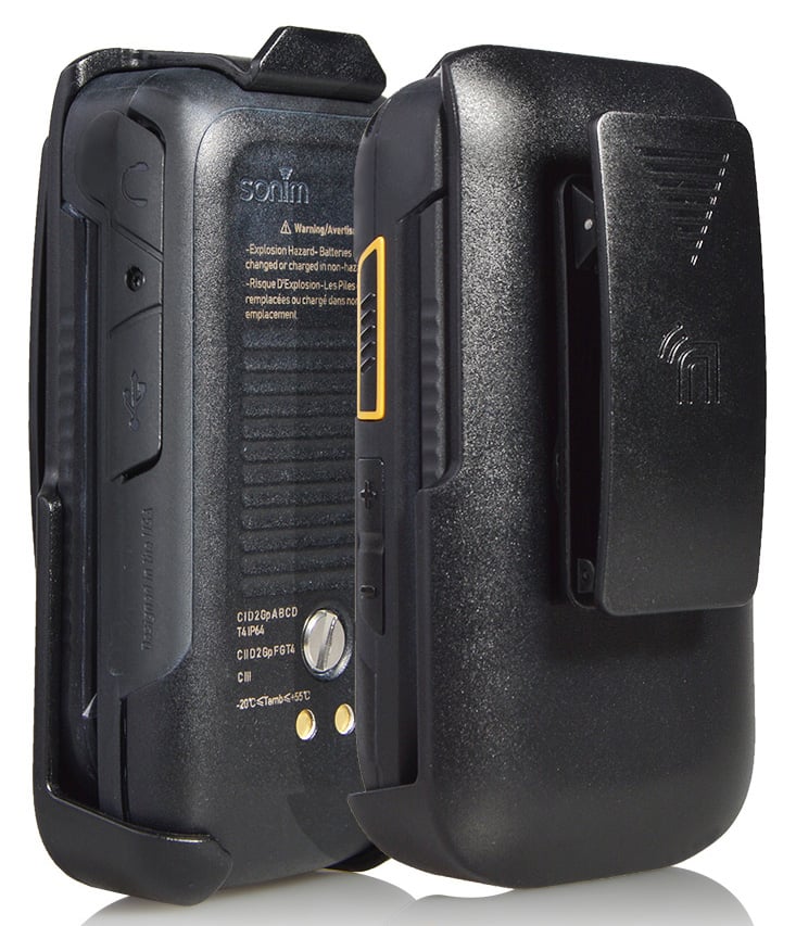 Nakedcellphone - Belt Clip Holster/Holder Case for Sonim XP3 Flip Phone (XP3800) - Black
