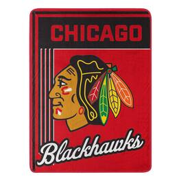Sweet Home Collection - NHL Chicago Blackhawks 46" x 60" Raschel Throw Blanket - Red