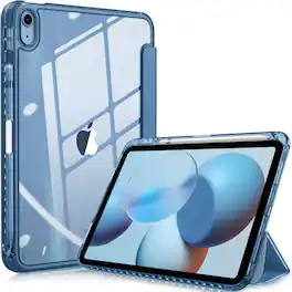Kitcheniva - Protective Clear Case For iPad (A16) 11th 11” 2025/iPad 10th 2022 Shockproof Cover 10.9” - Navy Blue