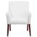 Alt View 11. Alamont Home - Taylor Contemporary Leather/Faux Leather Side Chair - Upholstered - White.