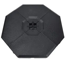 Pefilos - Umbrella Base, 4 Pieces Patio Cantilever Offset Umbrella Weights Base Plate Set for Outdoor Patio Market Table Umbrella - Black