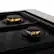 Alt View 14. ZLINE - 36 in. Wide 6 Burner Autograph 4.6 cu. ft. Legacy Freestanding Dual Fuel Range with Convection Oven w/ Bronze Accents - Stainless Steel/Champagne Bronze Accents.