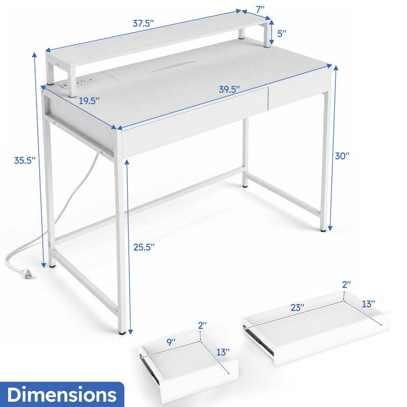 37.5" 7" 5" 19.5" 39.5" 35.5" 30" 25.5" 2" 23" 13" 2" 9" 13" Dimensions