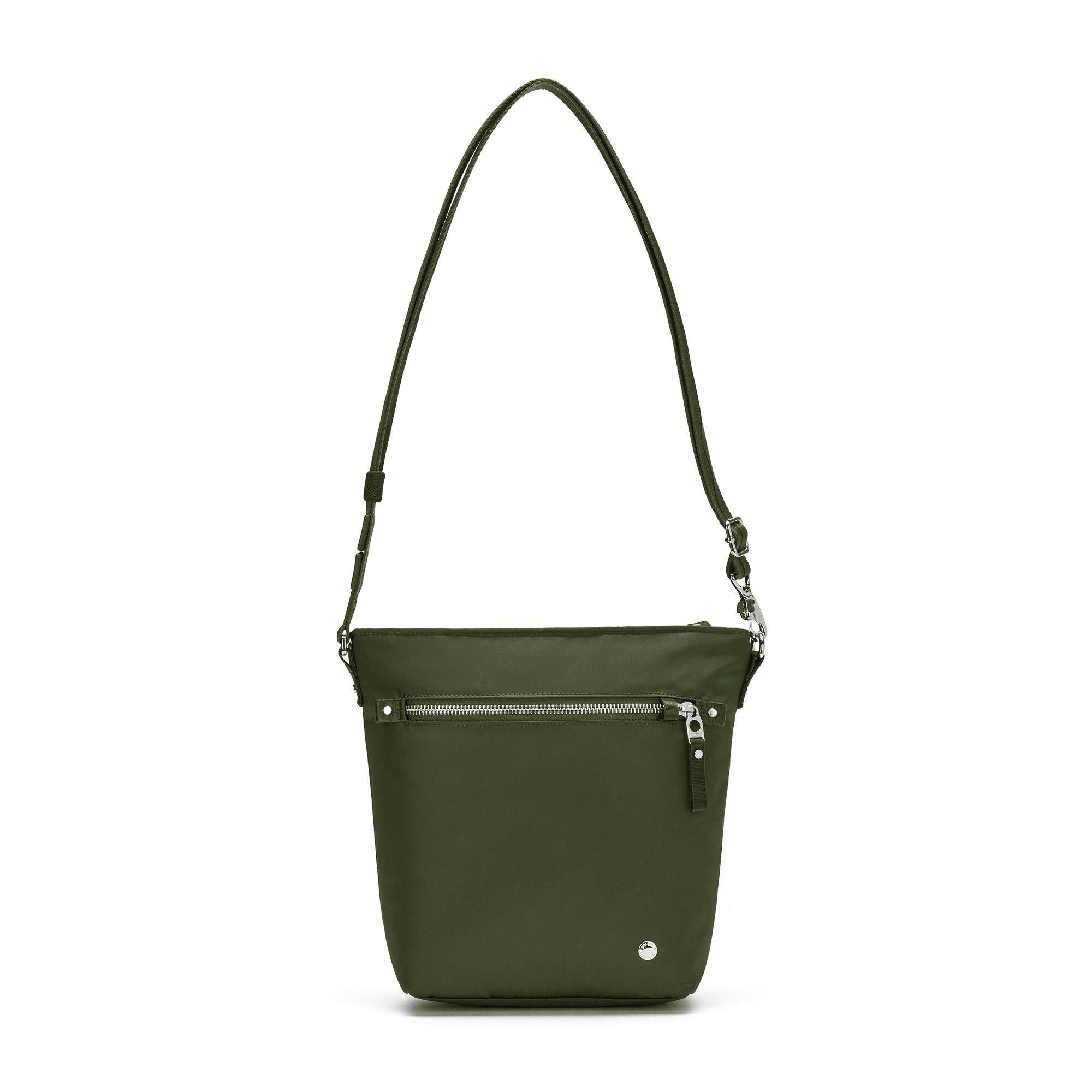 Front. Pacsafe - W Crossbody - Olive.