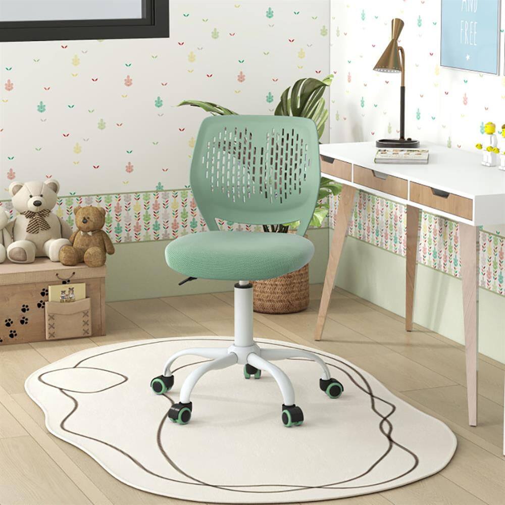 Left. Kadyn - Office Chair, Ergonomic Desk Chairs,Computer Chair,Ergonomic Children Study Chair with Adjustable Height-Green - Green.