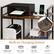 7:29 - - - LETES 1 Built-in Charging Station
- 125V/12A
- 2 AC Outlets
- 5V, 2.4A
- 1 USB Port
- 1 Type-C Port
- 4.9 FT Power Cord