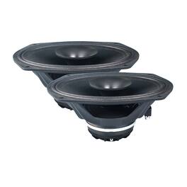 Diamond Audio - MP694 MP Series 6"x9" 2-Way Full-Range Coaxial Speaker w/1" Horn Tweeter (4Ω) - Black