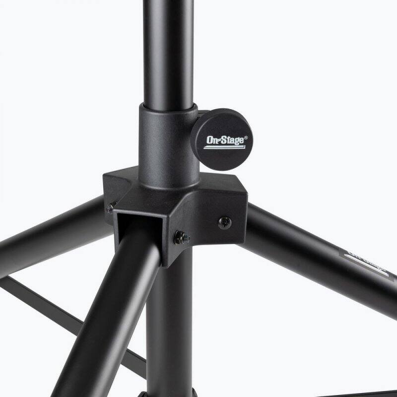 Alt View 4. On Stage Stands - On-Stage SS7762B Speaker Stand With Adjustable Leg,Black - Black.