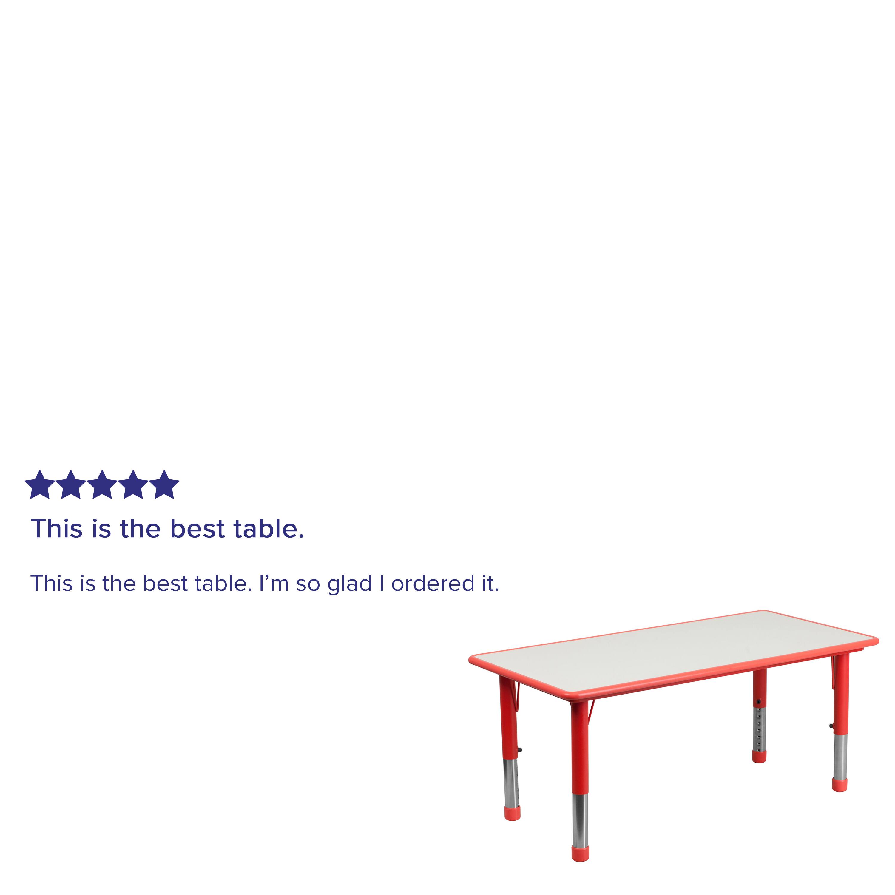 This is the best table. This is the best table. I'm so glad I ordered it.