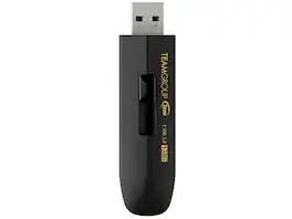 Team Group - 128GB C186 USB 3.2 Gen 1 Flash Drive (TC1863128GB01) - Black