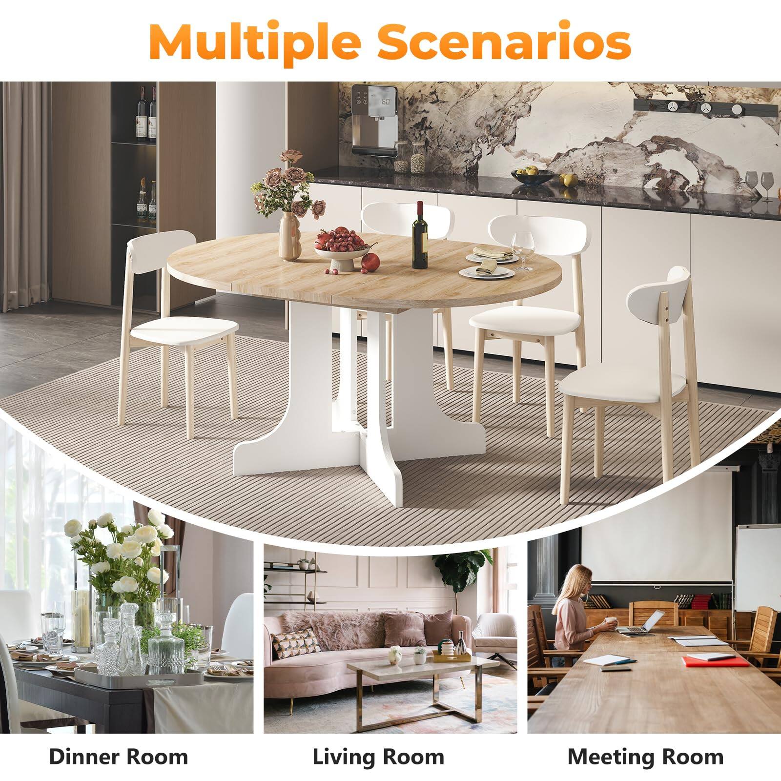 Multiple Scenarios

Dinner Room

Living Room

Meeting Room