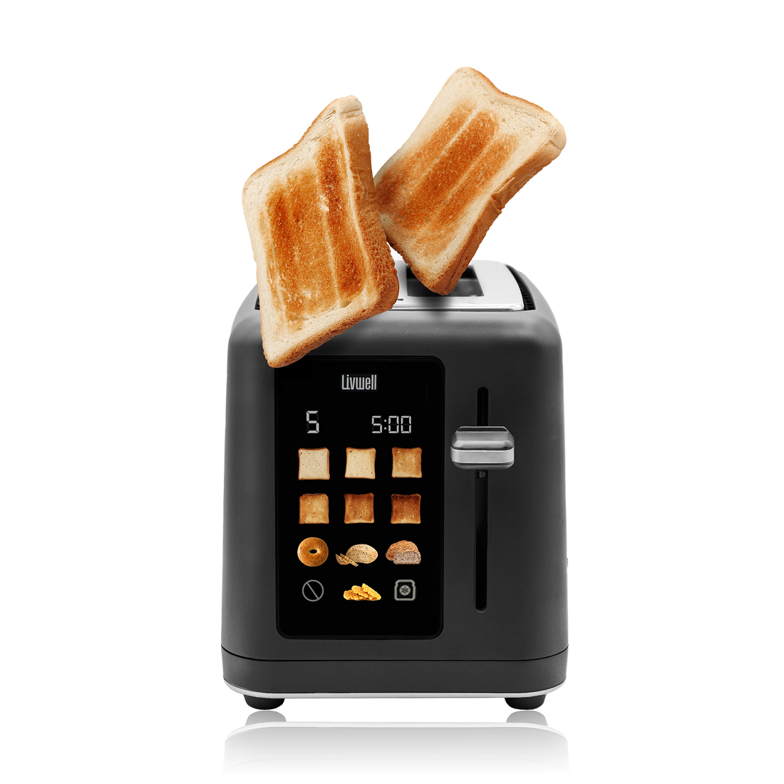 Livwell Brands Touch 2 Slice Toaster - Thumbnail 4