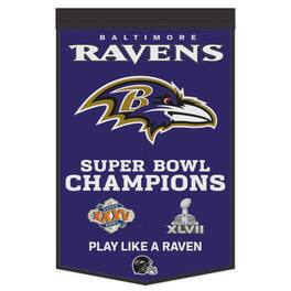 WinCraft - Baltimore Ravens 24" x 38" Championship Banner - Multicolor