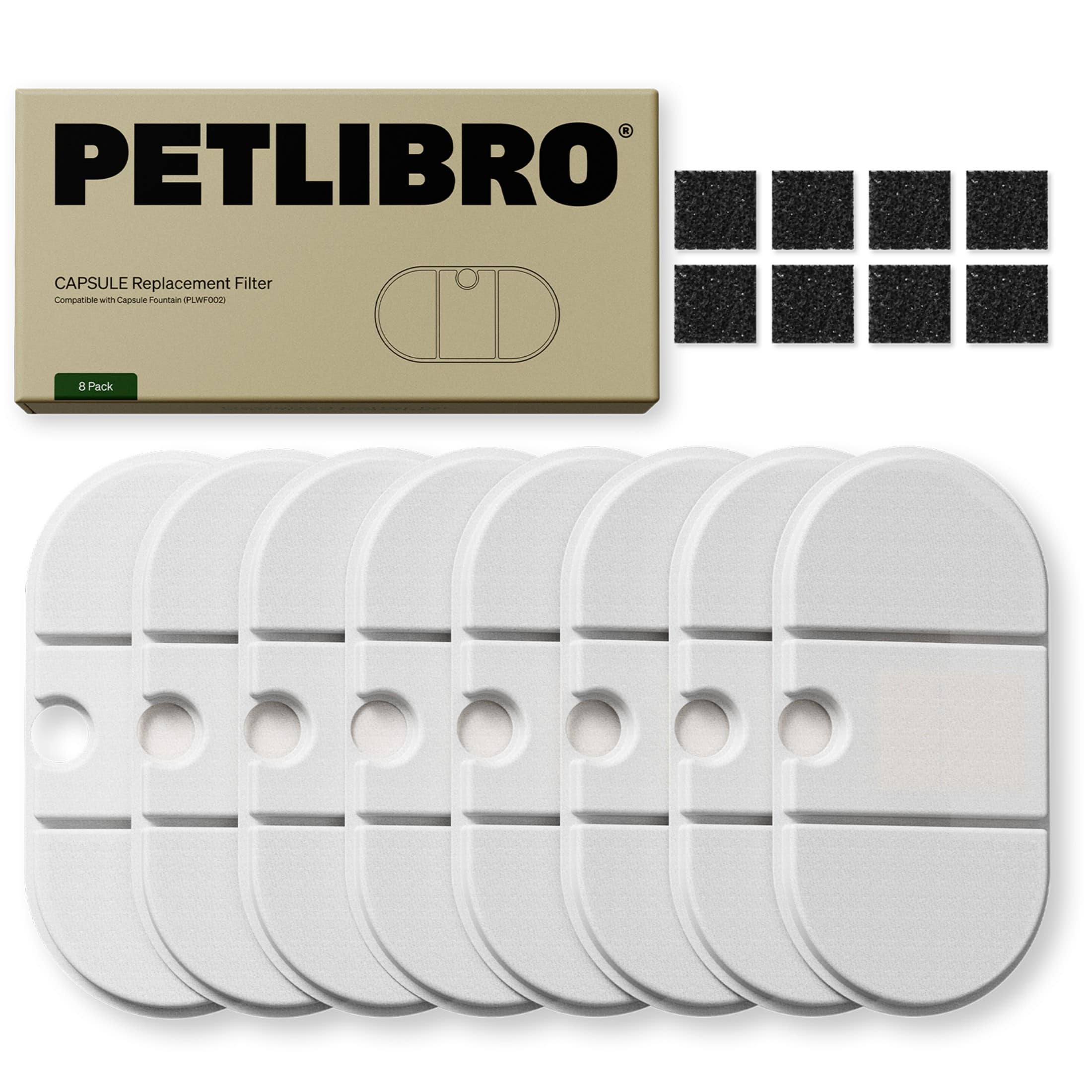 PETLIBRO CAPSULE REPLACEMENT FILTER COMPATIBLE WITH CAPSULE FISURAIN PLOO d PACK
