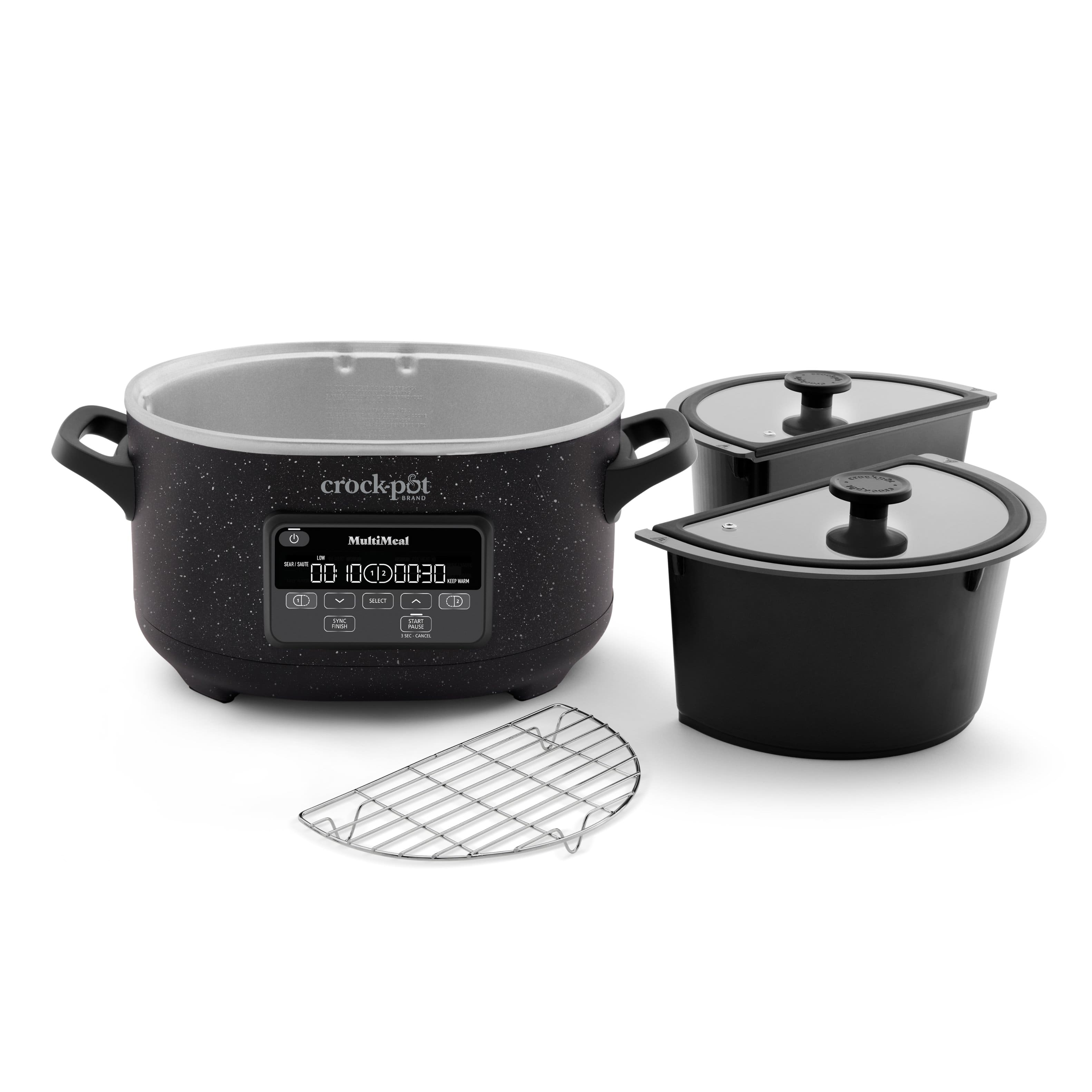 Crockpot - MultiMeal Multicooker and Programmable Slow Cooker - Black