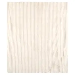 Lavish Home - 60x70in Faux Fur Throw Blanket - Ivory