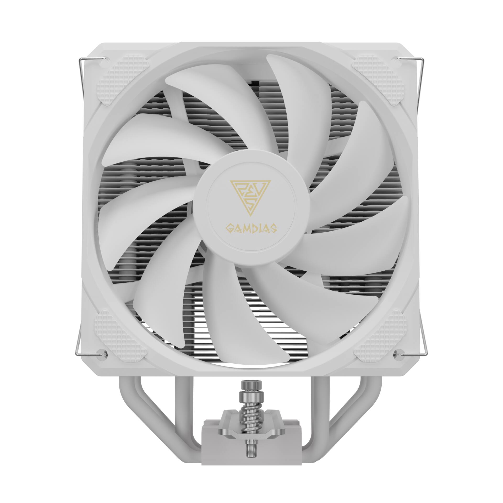 Angle. GAMDIAS - Gamdias BOREAS E2-410WH 120mm Hydraulic CPU Air Coolers - White.