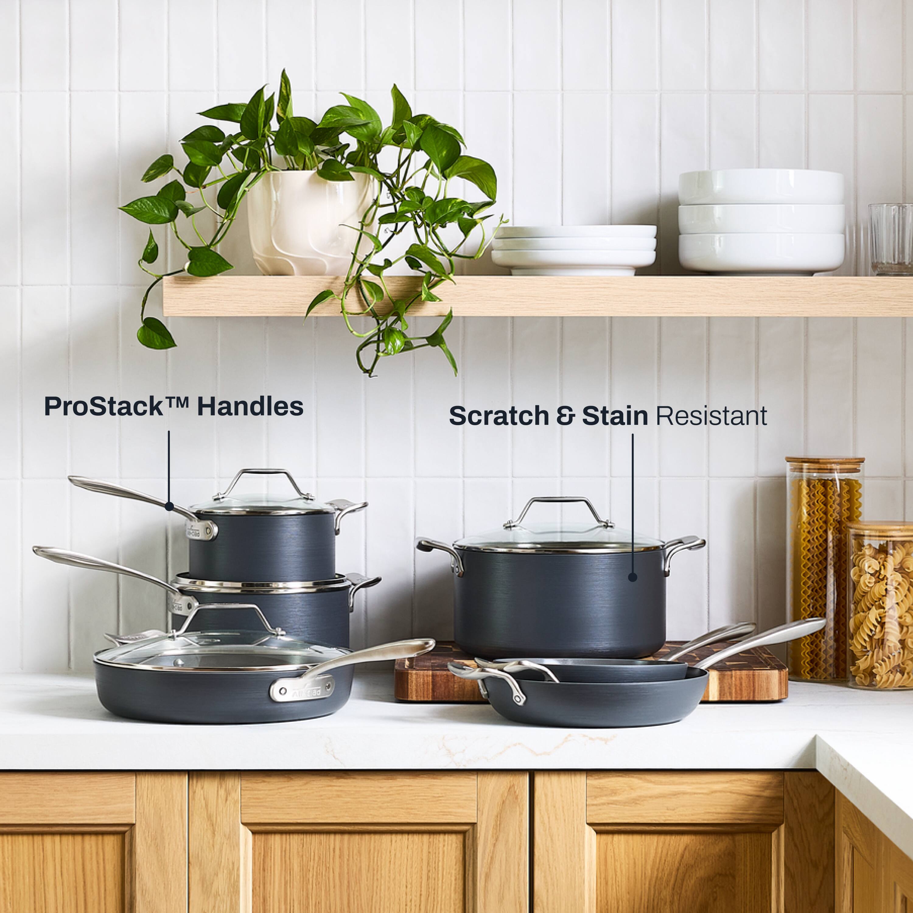 ProStack™ Handles  
Scratch & Stain Resistant