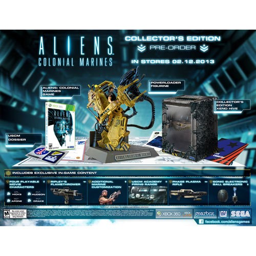  Aliens: Colonial Marines - Collector's Edition - Xbox 360
