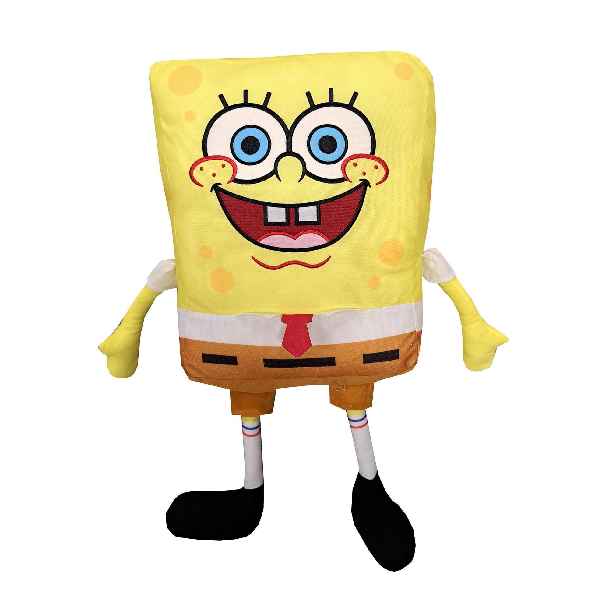 Front. Johnny's Toys - Spongebob Squarepants 22 Inch Plush | Spongebob (Open Mouth) - Yellow.