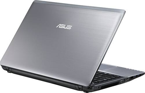Alt View Standard 2. Asus - 15.6" Refurbished Laptop - 6GB Memory - 750GB Hard Drive - Lake Blue.