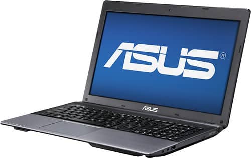 Left Standard. Asus - 15.6" Refurbished Laptop - 6GB Memory - 750GB Hard Drive - Lake Blue.
