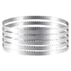 Front. VEVOR - Bandsaw Blade, 72 Inch Length, 4 TPI Band Saw Blade with 18 HRC Hardened Sharp Teeth, SK5 High-Strength Carbon Steel - Sliver.