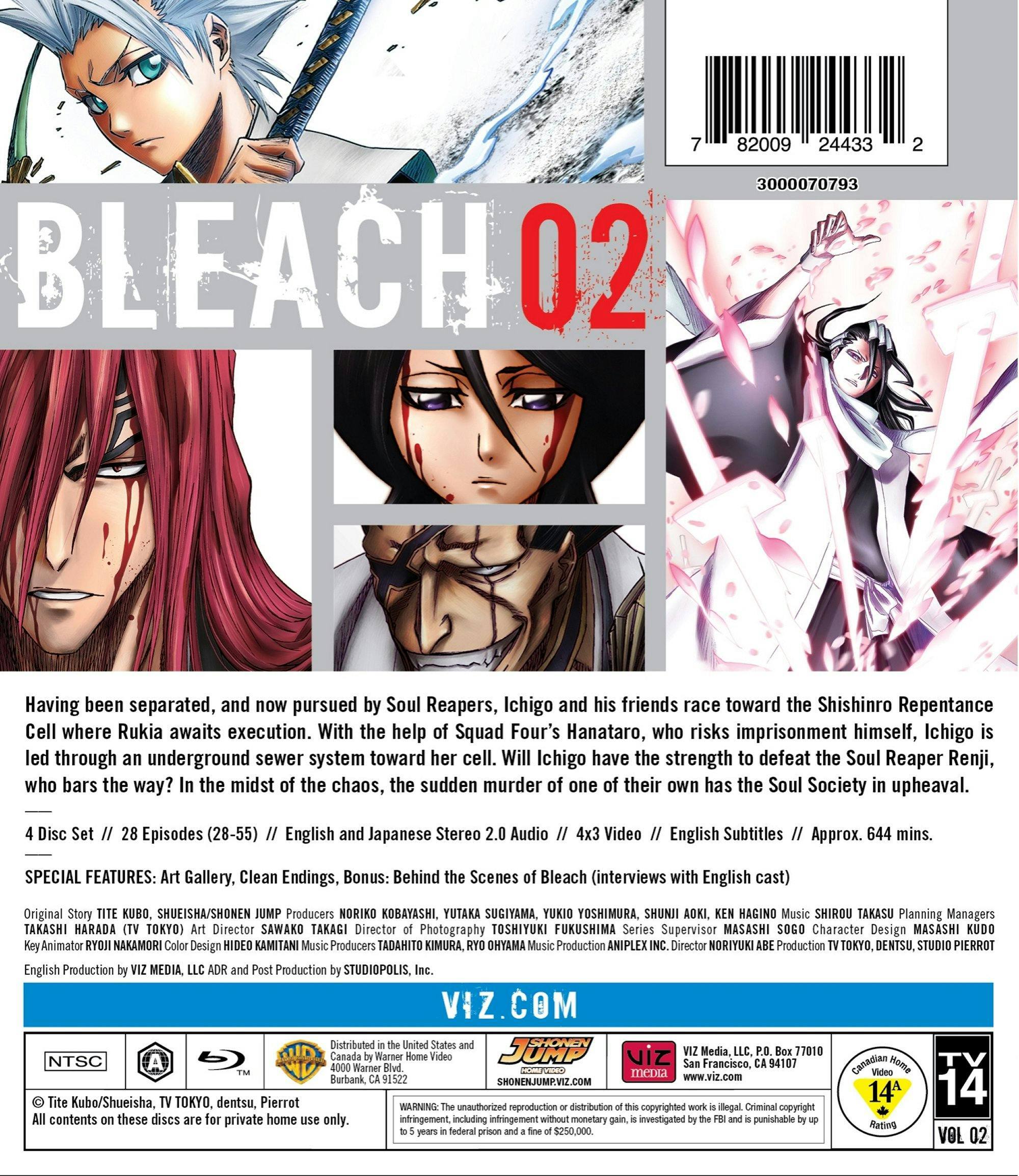 Back. Bleach: Set 2 (Collection) (Box Set) [Blu-ray].