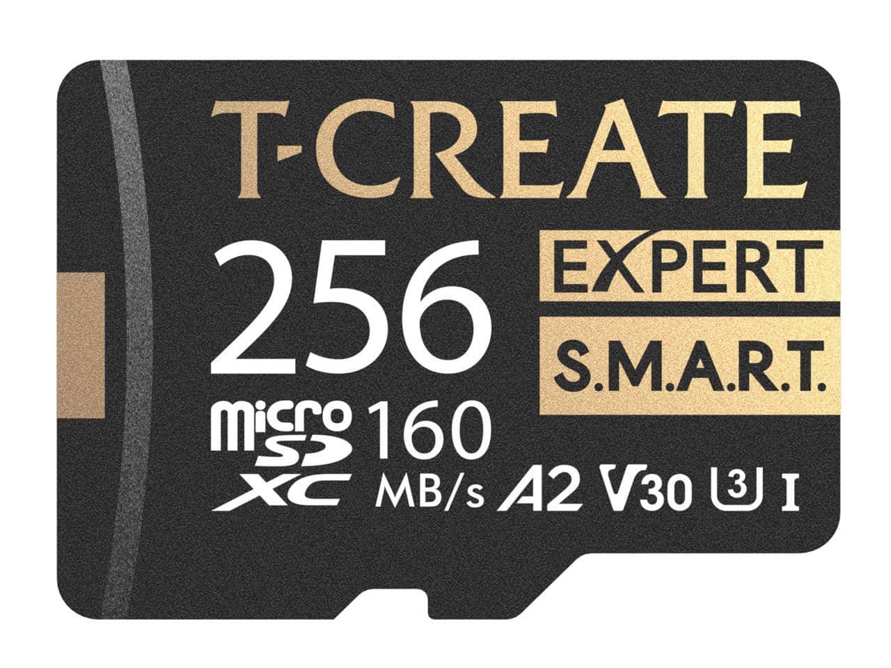 Team Group - TEAMGROUP 256GB T-Create Expert S.M.A.R.T Monitored A2 microSDXC UHS-I U3 V30 4K Card with Adapter (Up to 160MB/s)