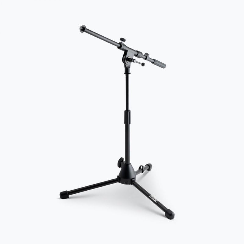 Alt View 6. On Stage Stands - On-Stage MS7411B Short Drum/Amp Tripod Microphone Stand with Boom, Black - Black.