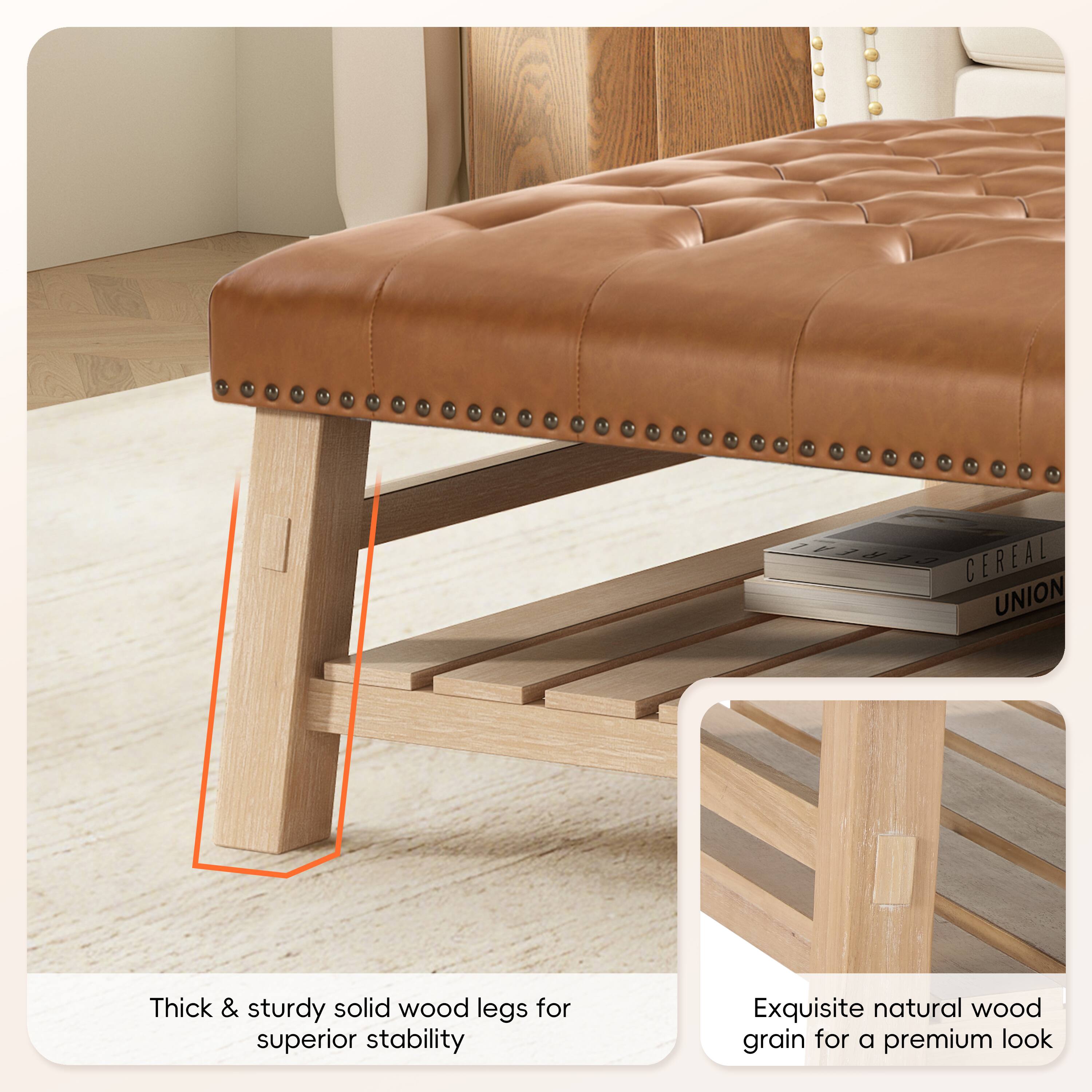 IW Cereal Union

Thick & sturdy solid wood legs for superior stability

Exquisite natural wood grain for a premium look