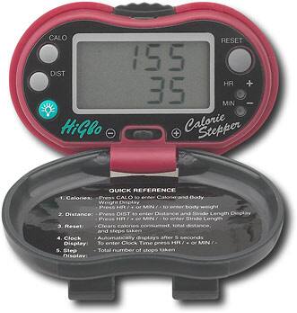 Front Standard. Oregon Scientific - Pedometer with Calorie Counter.