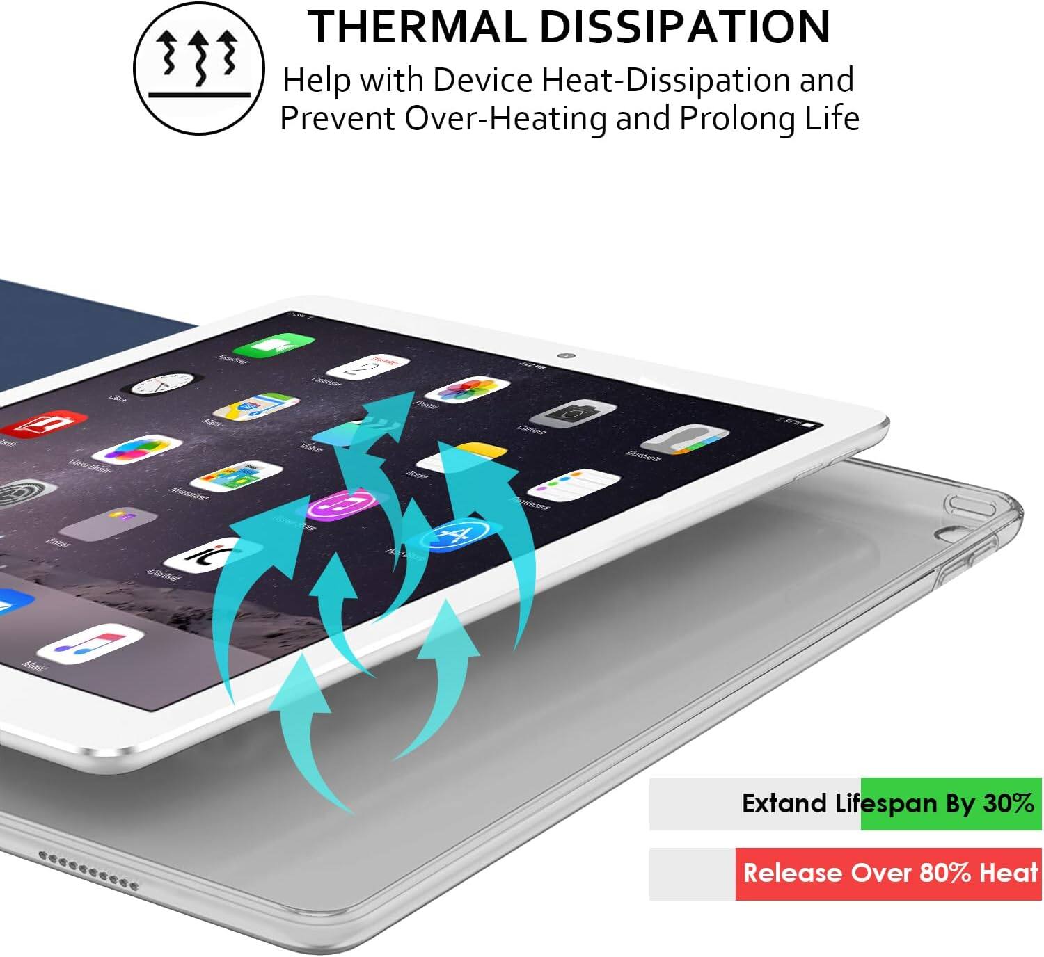 DuraSafe Cases iPad Pro 12.9 inch 1st Gen 2015 Trifold PC Smart Case ...