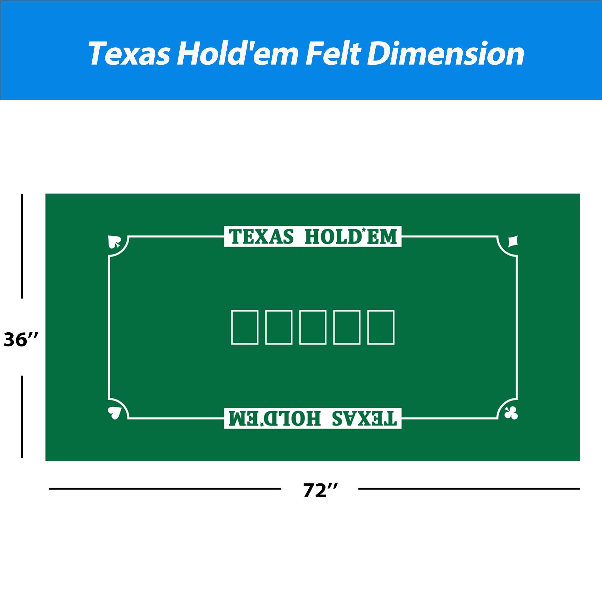 TEXAS HOLD'EM 36" 72"