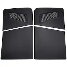 Front. MobileSentrix - Console Shell Faceplate Covers Replacement Compatible For PlayStation 5 Pro PS5 Pro (D-015) (Digital Edition) - Black - Black.