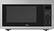 Front. Whirlpool - 1.6 Cu. Ft. Full-Size Microwave - Black/Stainless.
