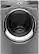Front Standard. Whirlpool - Duet 4.3 Cu. Ft. 12-Cycle Steam Front-Loading Washer - Chrome Shadow.