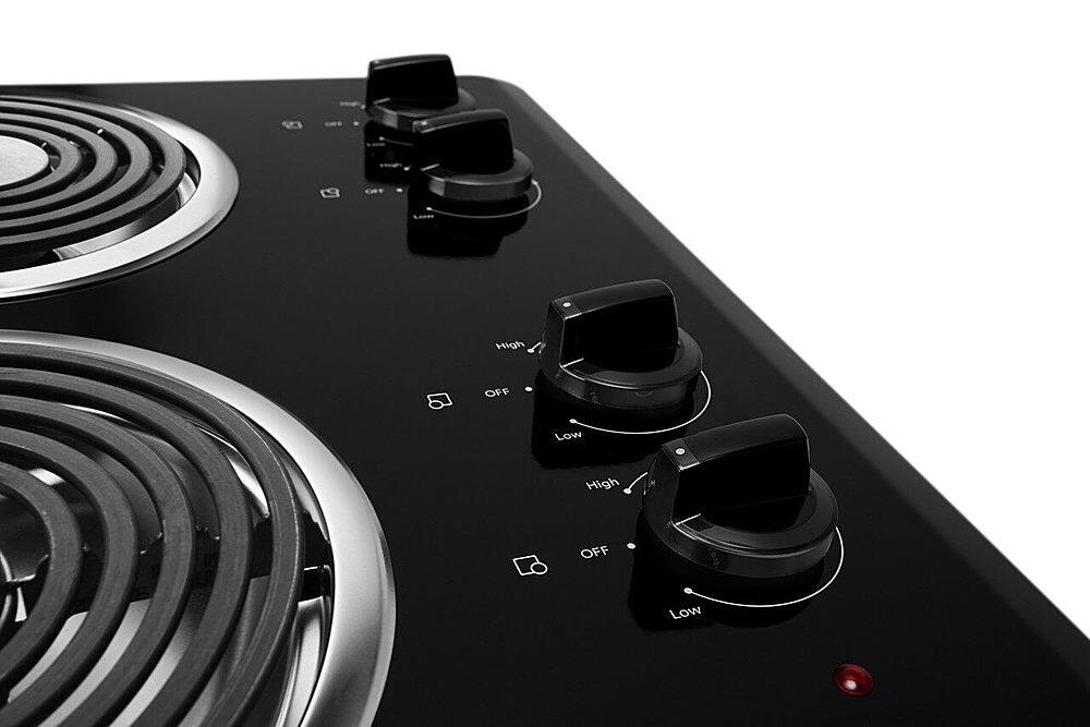 Alt View 16. Whirlpool - 30" Built-In Electric Cooktop - Black.