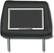 Front Standard. Epik - Headrest DVD System for Land Rover Discovery - Black Leather.