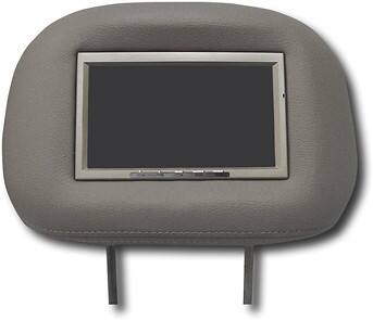 Front Standard. Epik - Headrest DVD System for Chrysler Town & Country/Dodge Caravan - Taupe Vinyl.