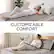 CUSTOMIZABLE COMFORT
