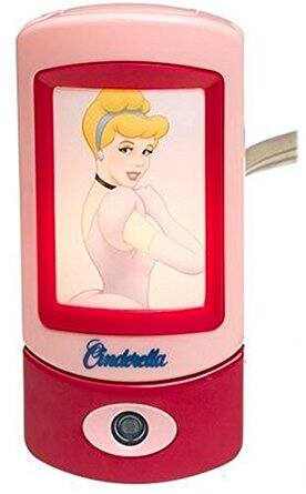 Alt View 1. Red - CASE PACK of 6 Disney Princess Cinderella Plug-in Nightlight - lead the way for your child with a path of night lights - Multi.