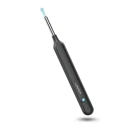 Front. LINNER - Linner Pictor Visual Ear Cleaner - BLACK.