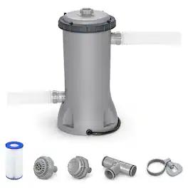 Bestway - Flowclear 530 Gallons per Hour Above Ground Swimming Pool Filter Pump