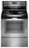 Front. Whirlpool - 4.8 Cu. Ft. Self-Cleaning Freestanding Electric Range - Stainless steel.